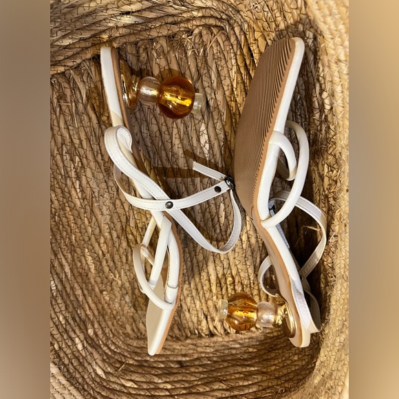 Sandals Women Summer,Square Head Gourd Shaped Alien High Heels Open Toe Beach - Picture 5 of 12